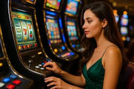 Dealer preparing cards at a live baccarat table
